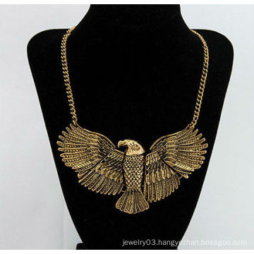 Fashion Alloy bird style necklace gold Wholesale 70g-400x115x60mm Necklace Jewelry 10072542